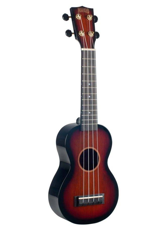 Ukulele Soprano (Java Series) - 3 Tone Sunburst - inclui mala