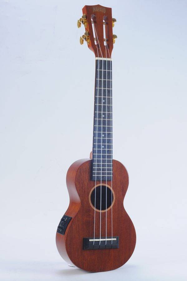 Ukulele Soprano Electro (Java Series) - Vint Nat (Con Neck) - inclui mala