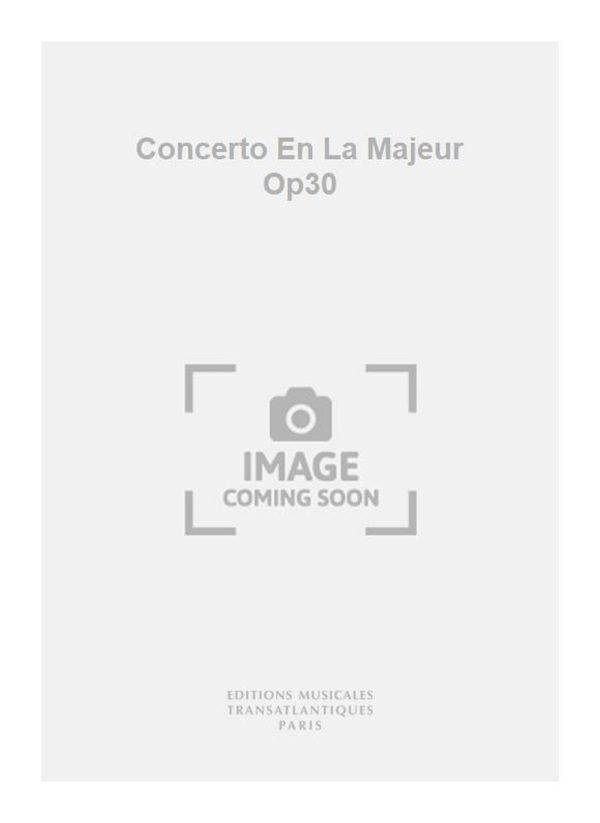 Concerto En La Majeur Op30 Guitar, Strings and Timpani