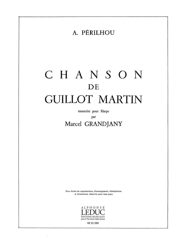 Chanson De Guillot Martin