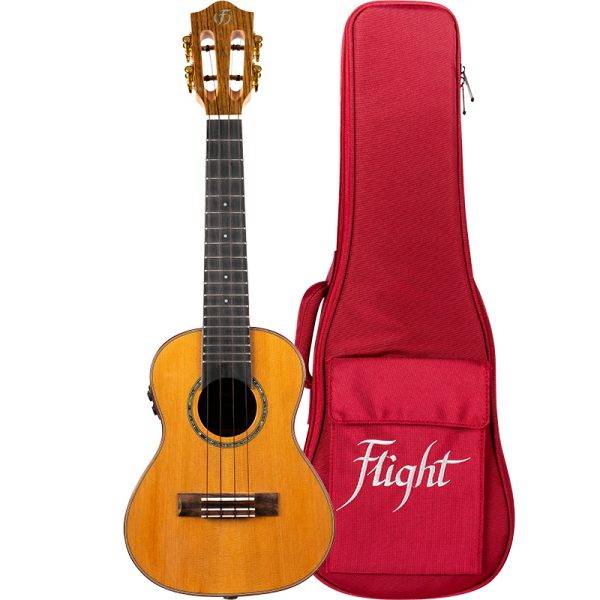 Ukulele de Concerto Electro - Flight (Diana) SoundWavePU - inclui mala