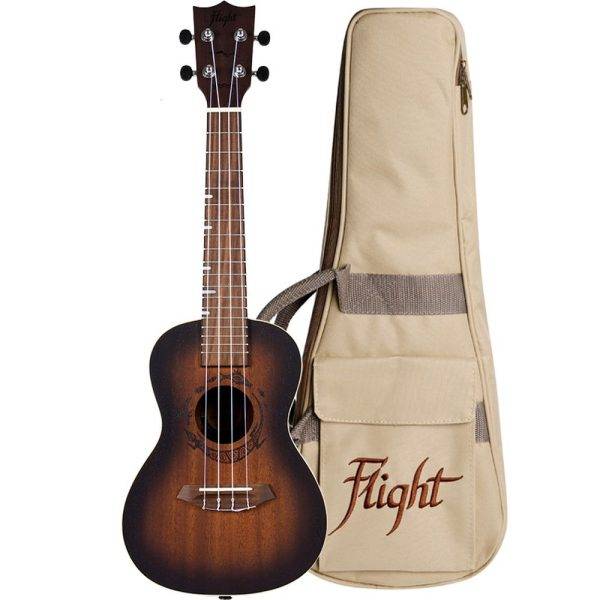 Ukulele de Concerto - Flight Gemstone (DUC380) Amber - Inclui mala de concerto