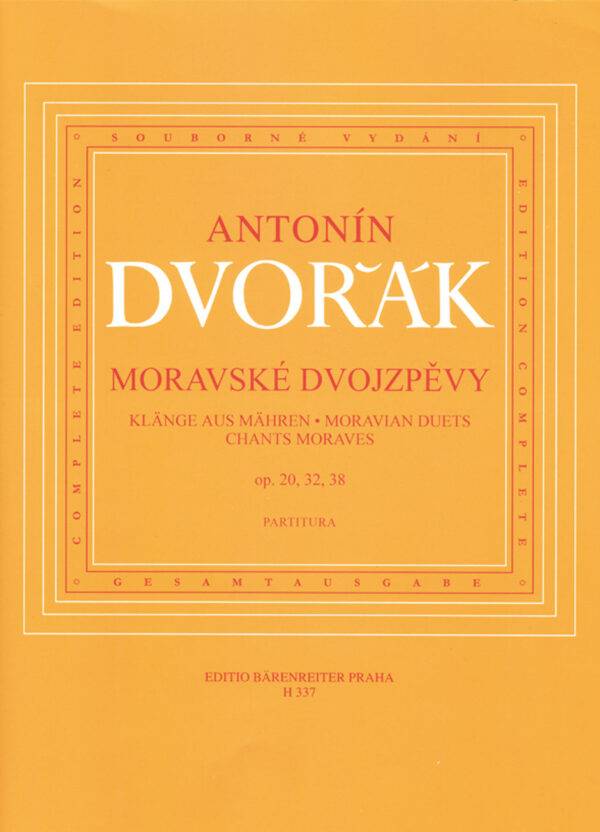 Moravian Duets Op.20, 32, 38 - Voice & Piano