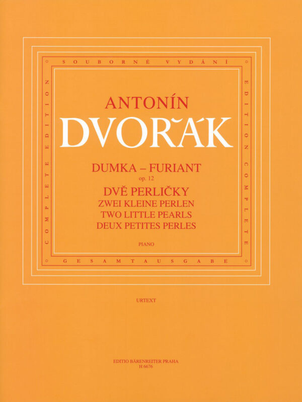 Dumka - Furiant op. 12orZwei kleine Perlen (B 156)