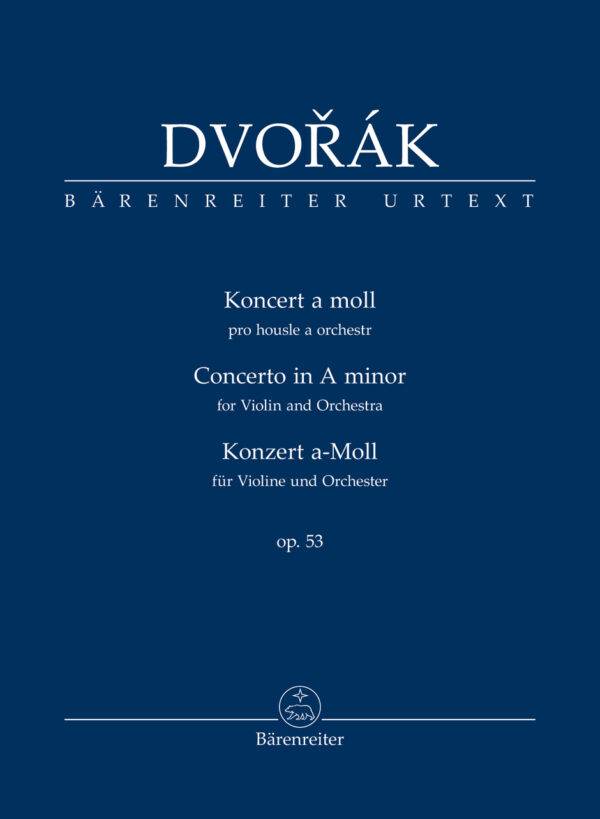 Violin Concerto In A minor Op.53 (Study Score) Fur Violine und Orchester Op. 53