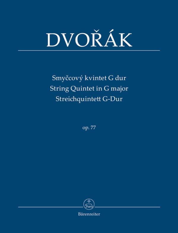 String Quintet In G, Op.77 - Study Score