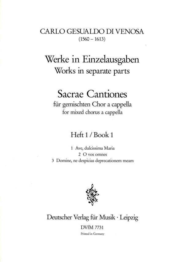 Sacrae Cantiones 1