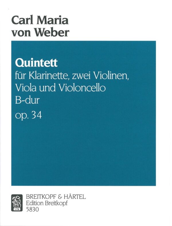 Quintett B-dur op. 34