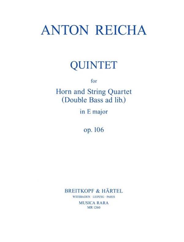 Quintett in e op. 106