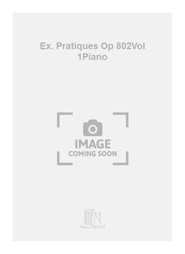 Ex. Pratiques Op 802Vol 1Piano