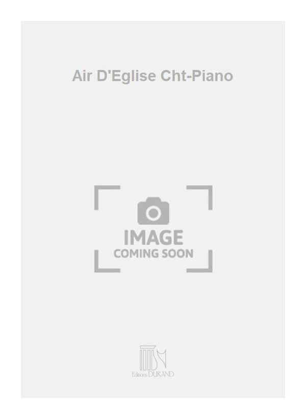 Air D'Eglise Cht-Piano