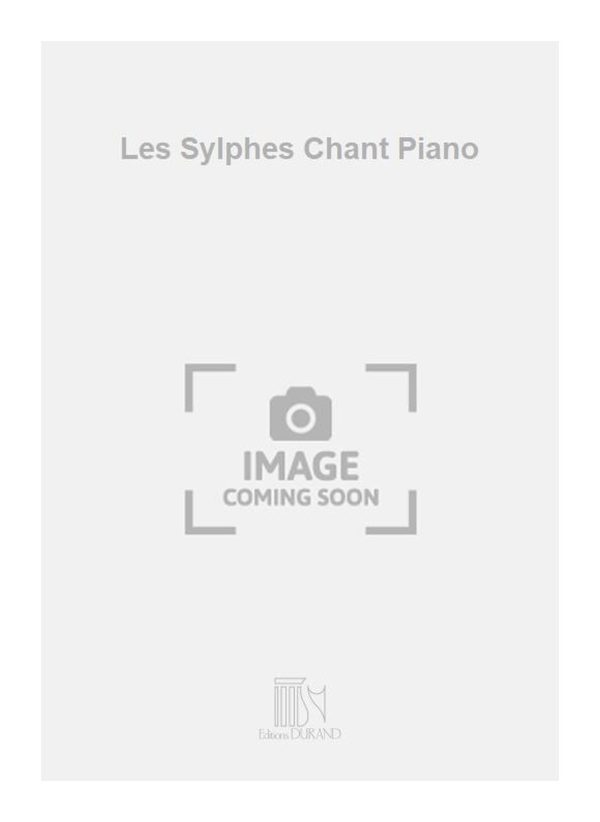 Les Sylphes Chant Piano