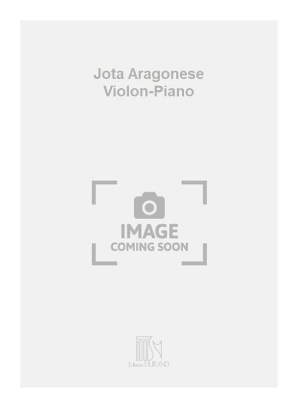 Jota Aragonese Violon-Piano