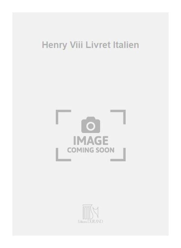 Henry Viii Livret Italien