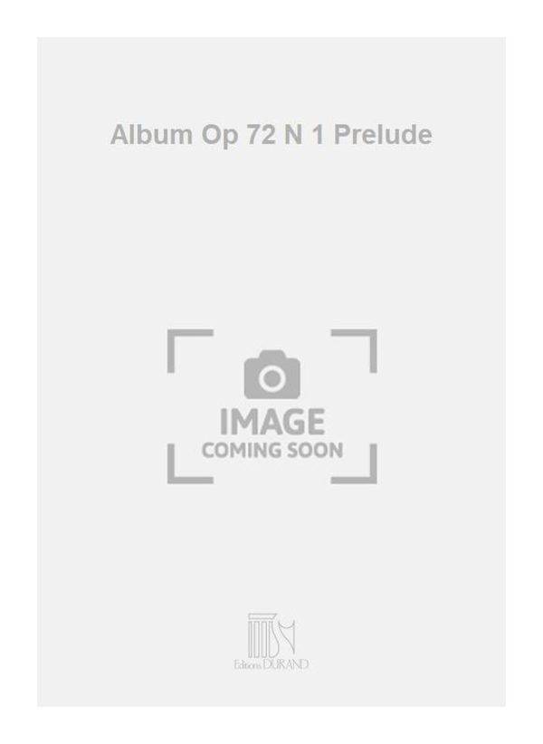 Album Op 72 N 1 Prelude