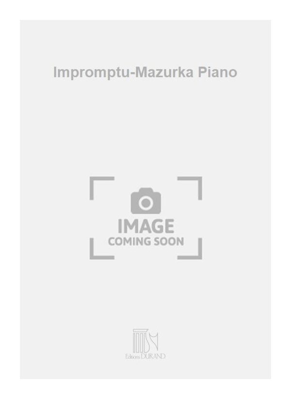 Impromptu-Mazurka Piano