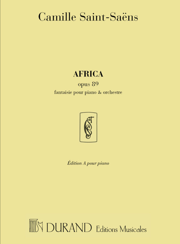 Africa opus 89 fantaisie (edition A) pour Piano et Orchestre