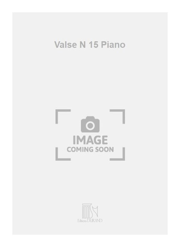 Valse N 15 Piano