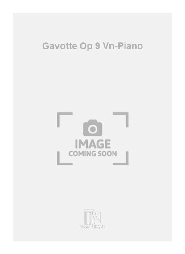 Gavotte Op 9 Vn-Piano