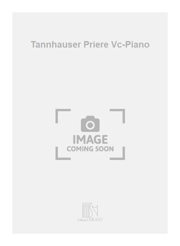 Tannhauser Priere Vc-Piano