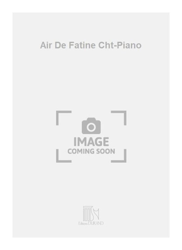 Air De Fatine Cht-Piano