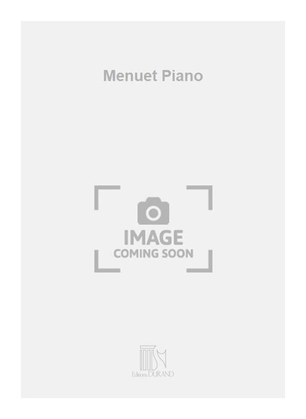 Menuet Piano