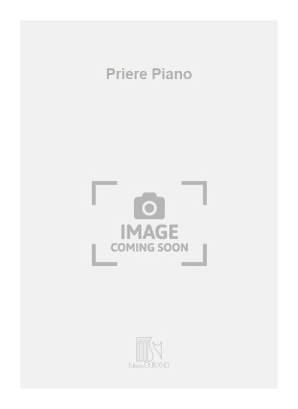 Priere Piano