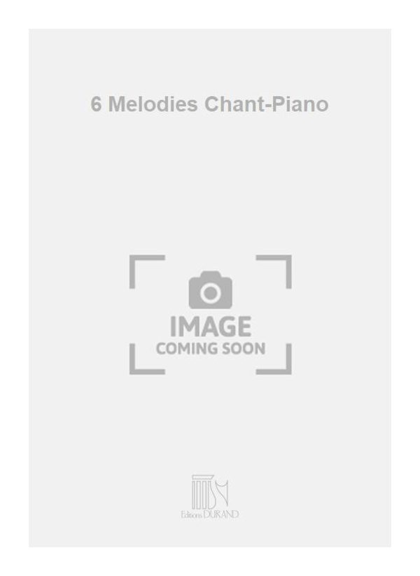 6 Melodies Chant-Piano