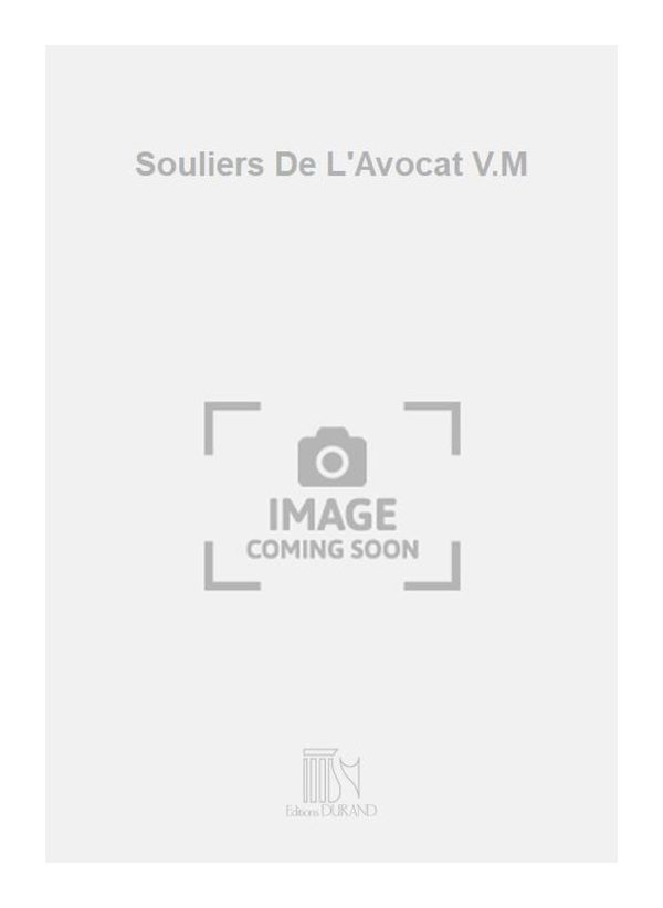 Souliers De L'Avocat V.M