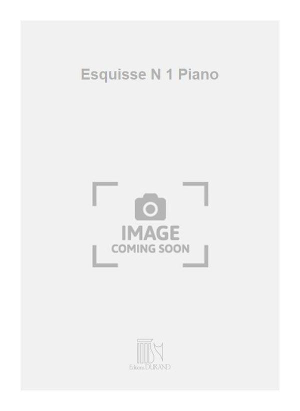 Esquisse N 1 Piano