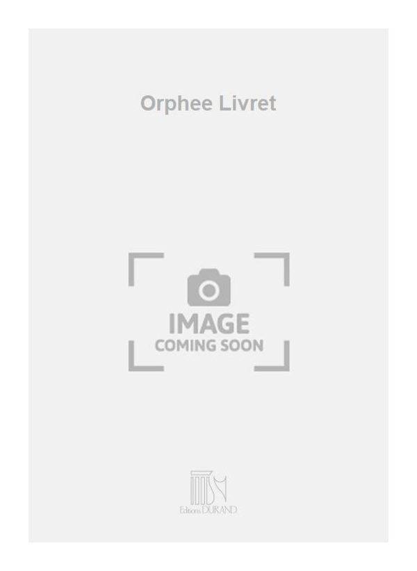 Orphee Livret