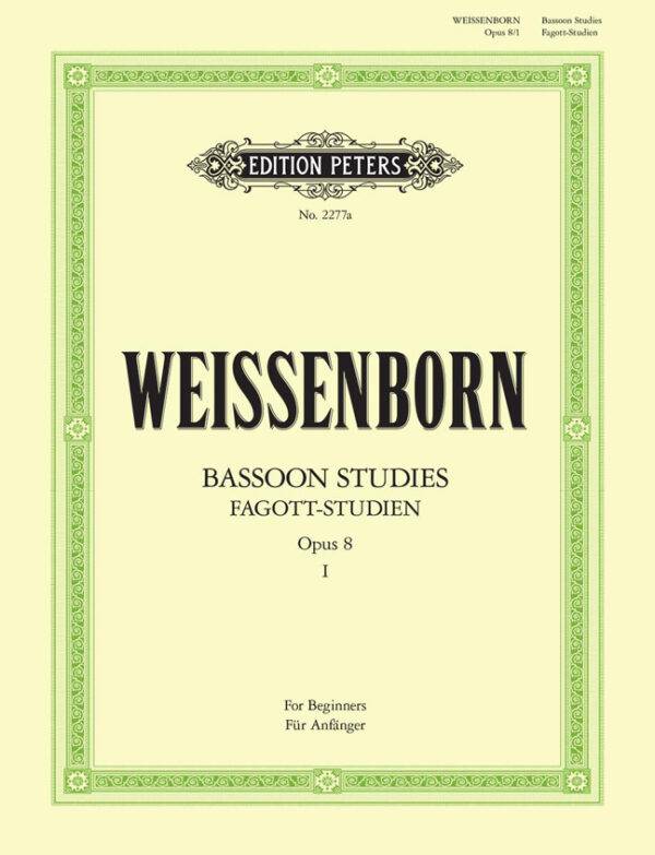 Fagottstudien 1 Op.8 - Bassoon Studies 1 fur Anfanger/for Beginners