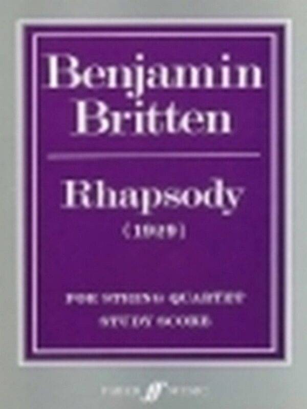 Rhapsody For String Quartet