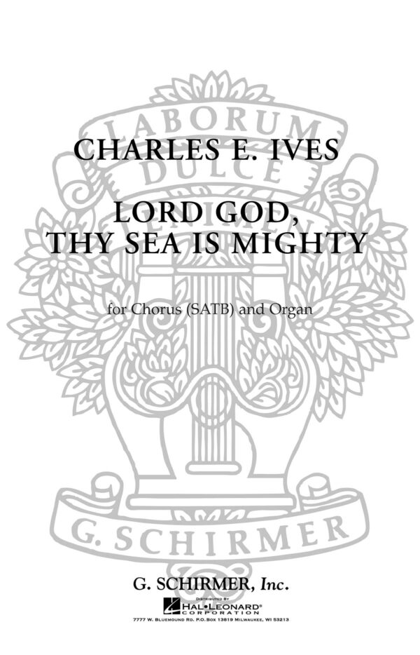 Lord God Thy Sea Is Mighty