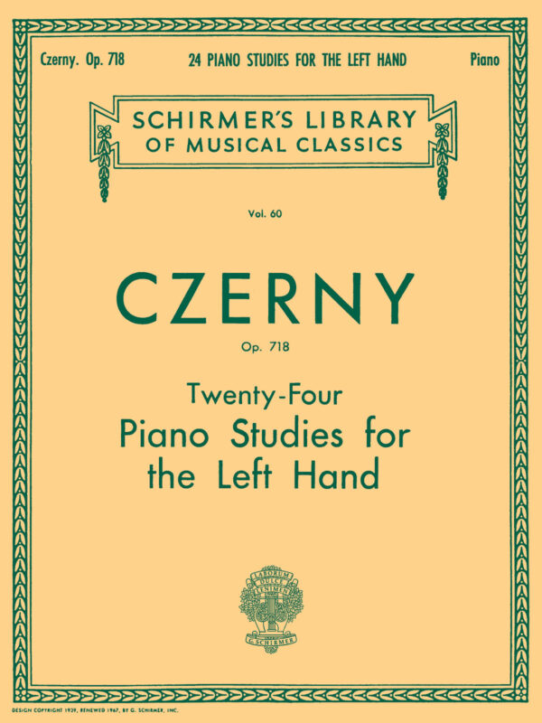 24 Studies for the Left Hand, Op. 718