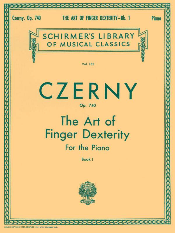 Art of Finger Dexterity, Op. 740 - Book 1 Piano