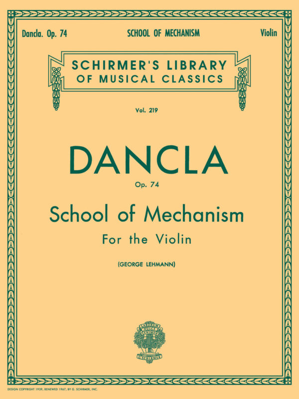 School of Mechanism, Op. 74