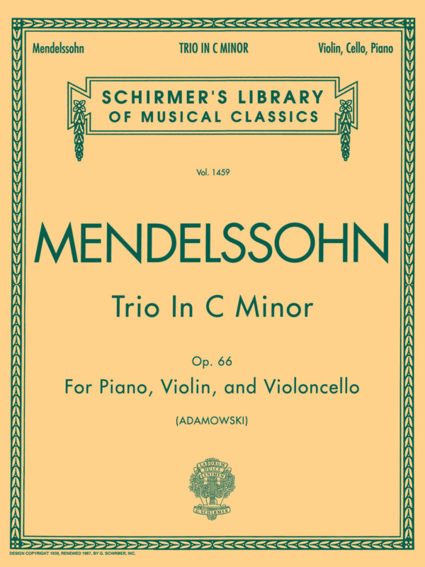 Trio in C Minor, Op. 66 Score and Parts