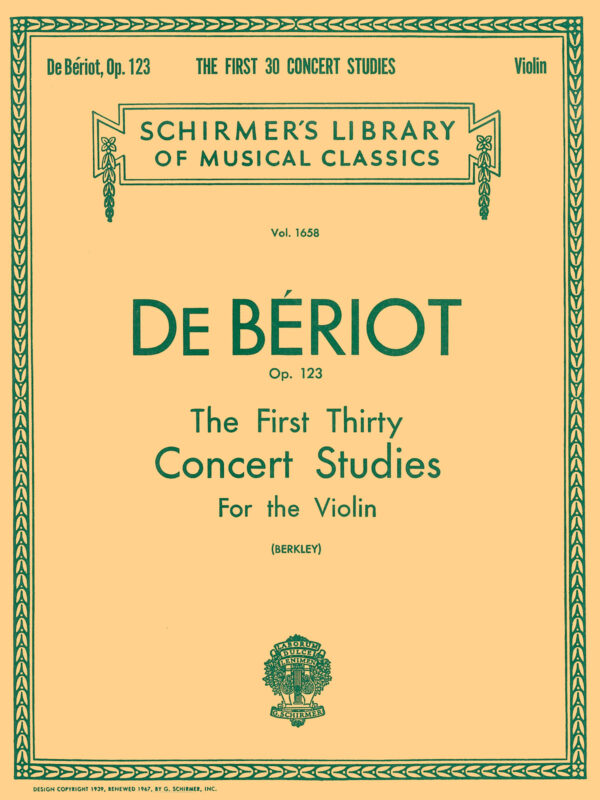 First 30 Concert Studies, Op. 123