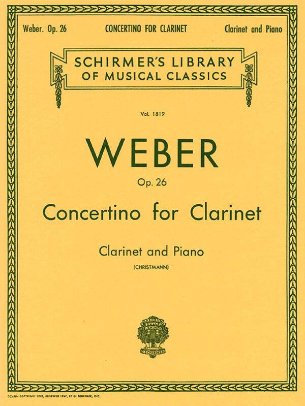 Clarinet Concertino In E Flat Op.26