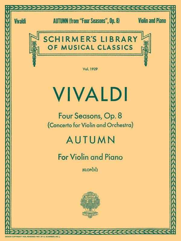 Schirmer Library of Classics Volume 1929