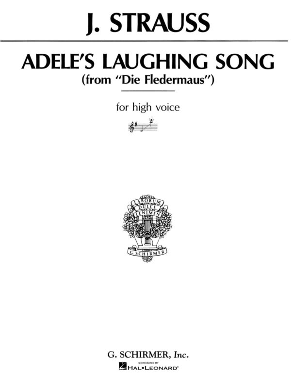 Adele's Laughing Song in G (Mein Herr Marquisfrom Die Fledermaus)