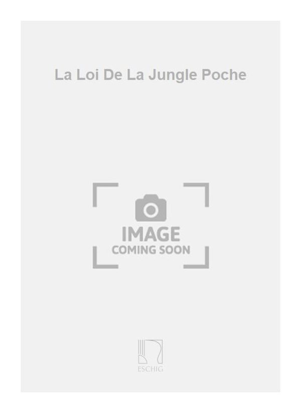 La Loi De La Jungle Poche