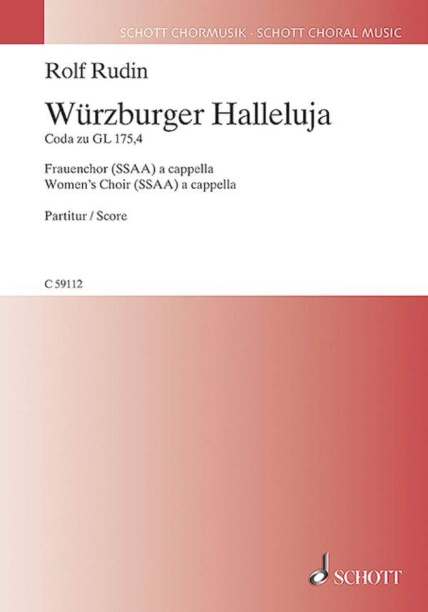 Wurzburger Halleluja Coda zu GL 175,4