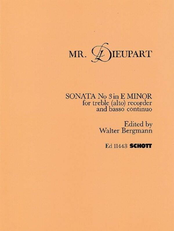 Sonata No. 3 E minor