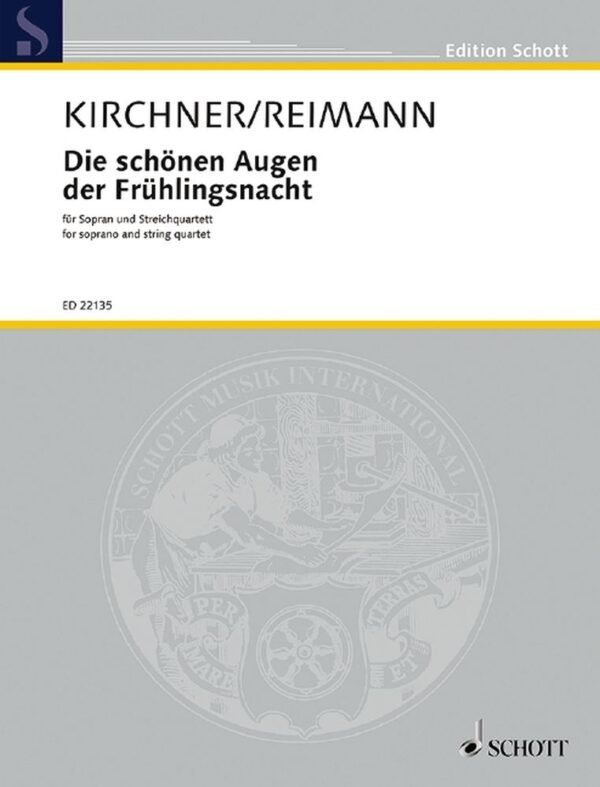 Die Schonen Augen Der Fruhlingsnacht Sechs Lieder Von Theodor Kirchner