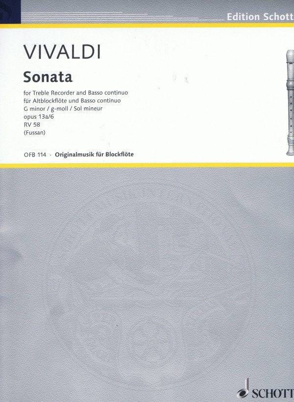 Sonata in G minor Op 13a/6