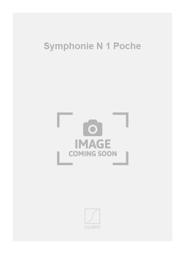 Symphonie N 1 Poche