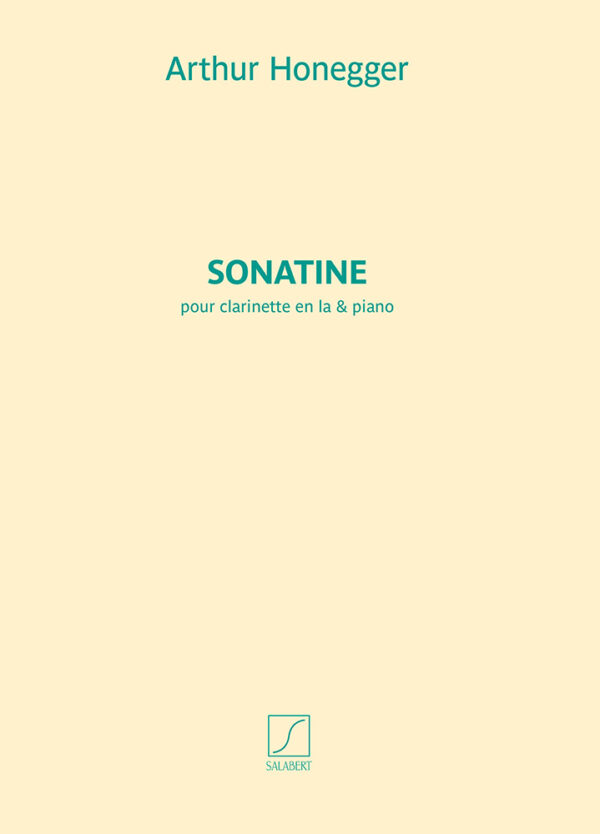 Sonatine H42 pour clarinette en la et piano