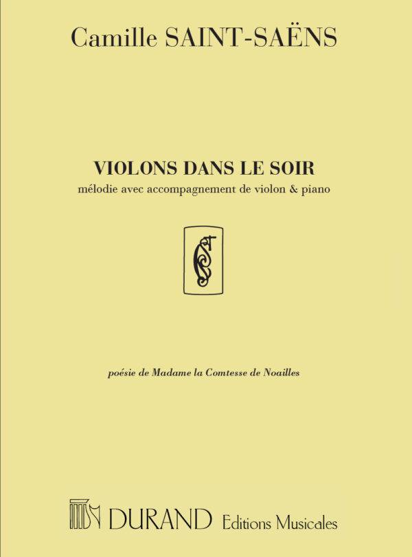 Violons dans le soir Poesie de Madame la Comtesse de Noailles